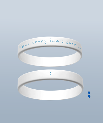 White Silicone Bracelets - set of 10