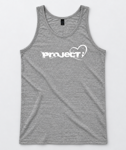 Unisex Grey Project Semicolon Tank