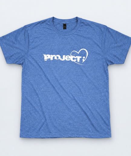 Unisex Blue Project Semicolon T-Shirt